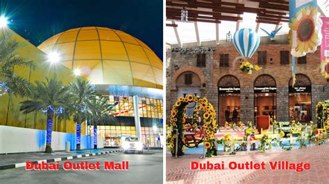 Comparison guide: Dubai Outlet Mall vs Dubai Outlet Village .